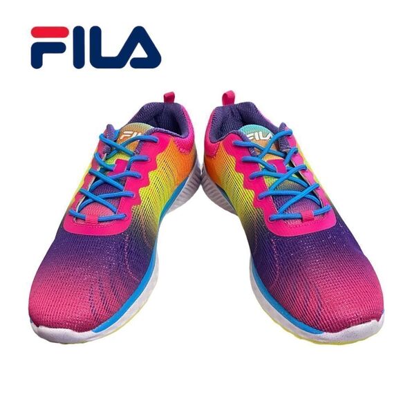 NEW Fila Big Girl's Blazehawk 2 Multi Hue Running Tennis Shoes Sneakers 6.5 - Picture 3 of 6